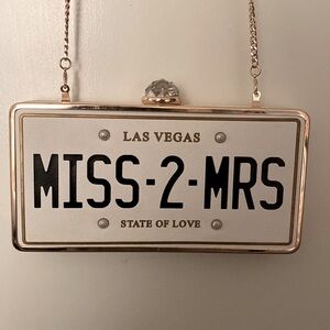 Aldo Bridal Clutch Miss2Mrs Wifey4Lifey Engagement